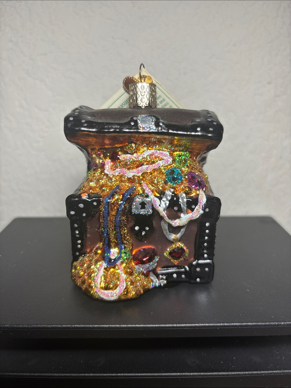 Old World Christmas - Treasure Chest Sculpture Ornament